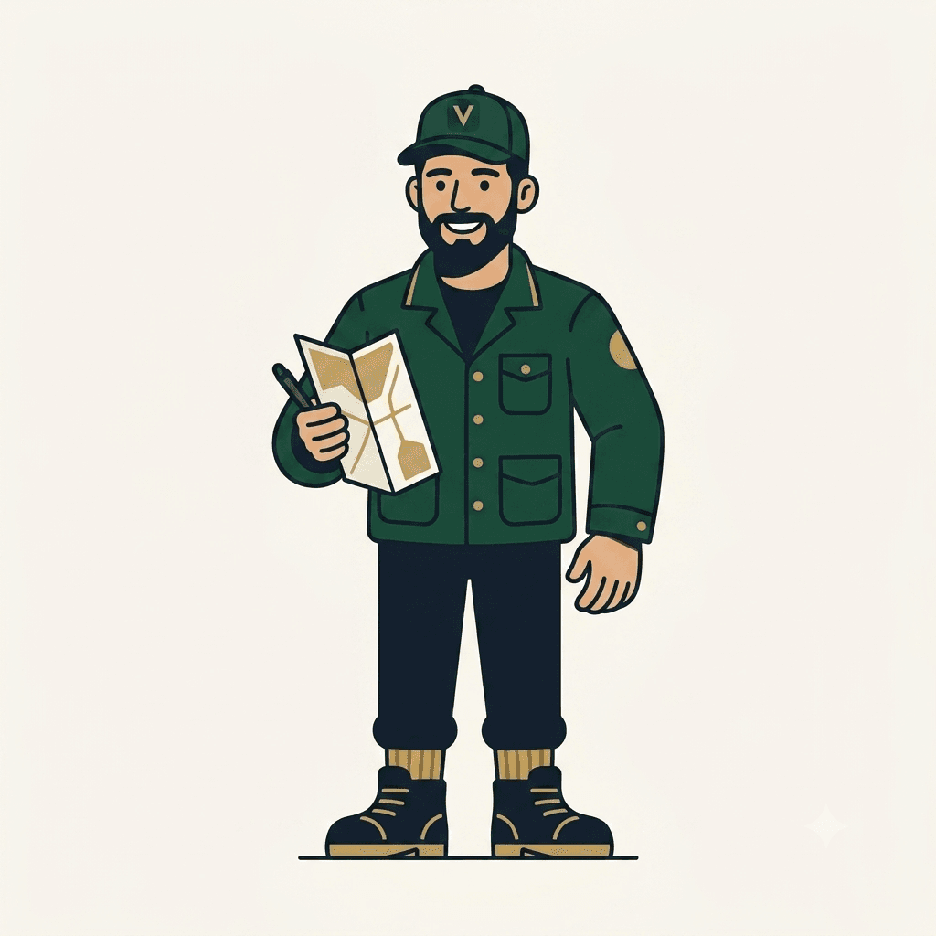 Vakscout scout met kaart